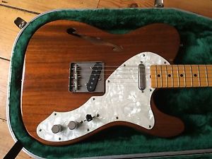 Fender Thinline Telecaster Electric Guitar Made in Japan 1985-86 + Hiscox Case