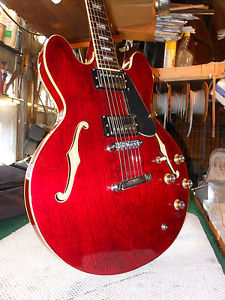 RARE VINTAGE 1976 ELECTRA JAPAN 2266 BURGANDY PRO ES335 GUITAR Cherry!