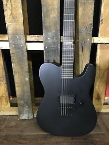 ESP LTD AA-600 BLKS 6-String Alan Ashby Signature Electric Guitar - Black Satin