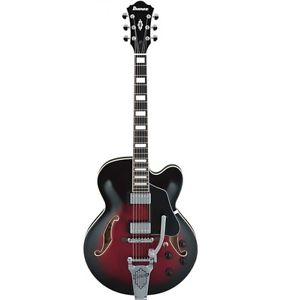 Ibanez AFS75T-TRS - Guitare demi caisse transparent red sunburst