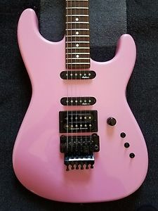 1987 Jackson USA San Dimas Pink with platinum pearl Strat & Original Case