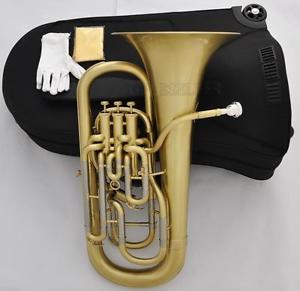 Professional Matt Brass Compensating System Euphonium Horn B-Flat Monel Valves