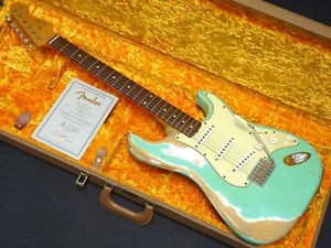 Fender Custom Shop 1960 Stratocaster Relic Surf Green w/hard case #X1586