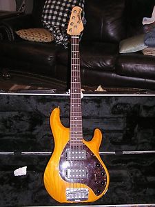 Ernie Ball Music Man StingRay 5-String Electric Bass HH Natural Finish