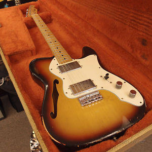 Fender USA 1972 Telecaster Thinline Used  w/ Semi hard case