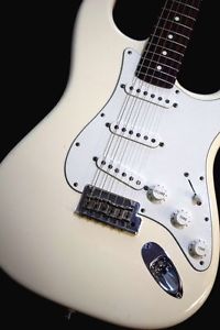 Fender USA American Standard Stratocaster Olympic White/R FreeShipping Used#G249
