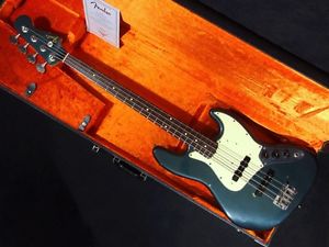 Fender Custom Shop TBC 1964 Jazz Bass Dark Lake Placid Blue w/hard case #X390
