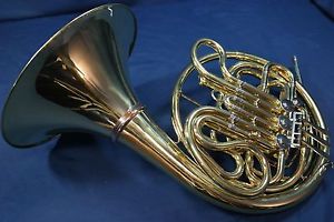 King 1159 Screw-Bell Kruspe Wrap Double French Horn in F/Bb w/Case, Mouthpiece