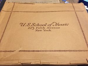 Rare & Vintage Boehm Clarinet Music, U.S. School of Music, New York, 1927