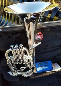 John Packer 172 Silver/Satin S. Eb Alto horn- Intermediate (Hand Engraved)