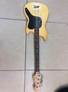 1978 Fender Musicmaster 4-String Electric Bass Guitar  - Olympic White - USA