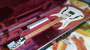 ibanez electric guitar pgm 301as new and signed by Paul gilbert