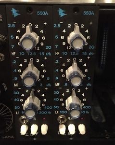 API 550a 500 series 3-Band EQ Equalizer 550 A (A Pair, 2 total in this auction )