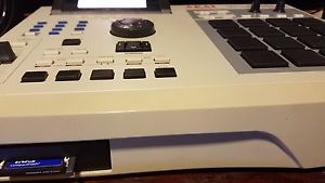 CUSTOM Akai MPC 2000XL w/WHITE LEDs BLACK PADS 1GB CF Drive MAXED RAM