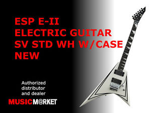 ESP E-II ELECTRIC GUITAR SV STD WH W/CASE