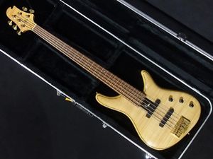 Sugi NB5C FM ASH w/hard case Free shipping Guiter Bass From JAPAN #X1556