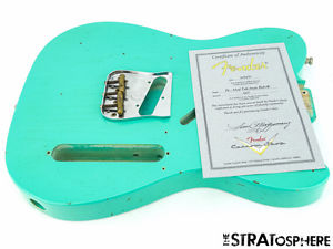 Fender USA Custom Shop Postmodern Relic Telecaster BODY+ HARDWARE Tele Seafoam