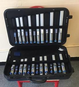 Suzuki Tone Chimes Handbell Set HB-25 G4 To G6 25 Note Chromatic With Case