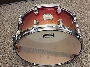 Yamaha Birch Custom Absolute Nouveau 14" x 6.5" Snare Drum Apple Sparkle Fade