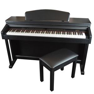 Axus D2 Digital Piano with Bench - Black