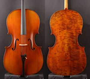 "Montagnana 1742" Copy Very wide body Best Model Cello,Sweet tone