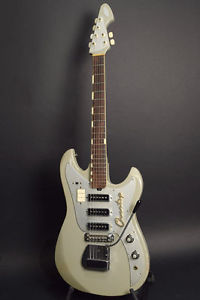 Vintage 1960s TEISCO Electric Guitar YG-6 Silver [Excellent] made in Japan RARE