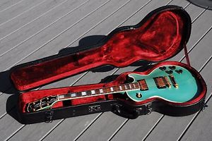 2012 RARE Gibson Les Paul Custom Shop Inverness Green Custom w/ HSC, 1 OF 25