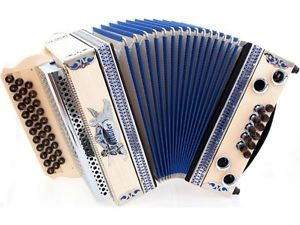MÜLLER Mod. NOCKALM 3-reihige Steirische Harmonika mit X-Bass +Koffer NEU 2590,-
