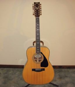 YAMAHA FG 460S 12 STRING ACOUSTIC GUITAR w/HARD CASE