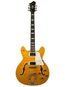 Hagstrom Super Viking RETOURE - Dandy Dandelion Flame