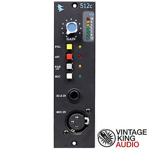 NEW API 512C Single Channel Mic Pre / Microphone Preamp for 500 Series Format