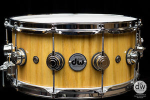Dw Drum Workshop 6.5 x 14 Natural Oak Stave  w/Chrome HDWR