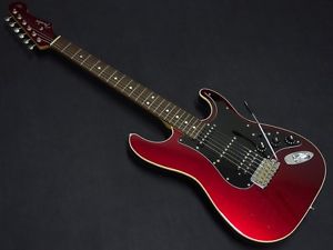 Fender Japan Aerodyne Strat Old Candy Apple Red w/soft case F/S #X1587