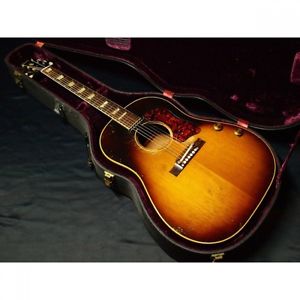 Gibson J160E SB w/hard case Free shipping Guiter From JPN Right-Handed #J103