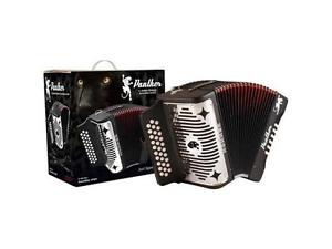 Hohner Panther Diatonic Accordion - Keys of G, C, and F  #3100