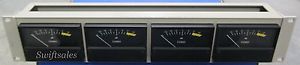 WBS Ward-Beck Systems MP4 Quad Analog PPM Peak Program Meter Monitor Panel - #1