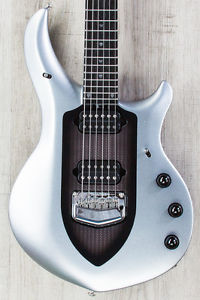 Ernie Ball Music Man Majesty 6 John Petrucci Signature Guitar, Silver Lining