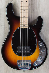 Ernie Ball Music Man StingRay 4 H, Vintage Sunburst, Maple Board, 3-Band EQ