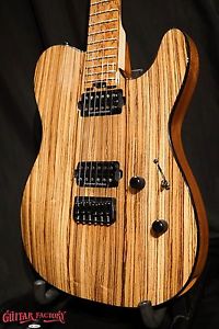 ESP USA TE-II Limited Edition Zebrawood Electric Guitar NEW