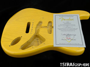 Fender Custom Shop Postmodern Relic Stratocaster BODY Strat Butterscotch Blonde
