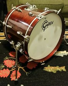 Gretsch 18" 80's Square Badge Bass Drum Jasper USA Custom FLASH SALE