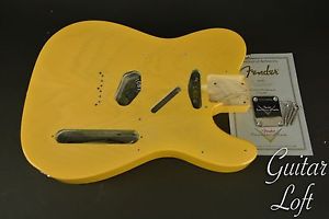 2011 Fender Custom Shop Telecaster Custom Deluxe Body - COA  Neck Plate & Screws