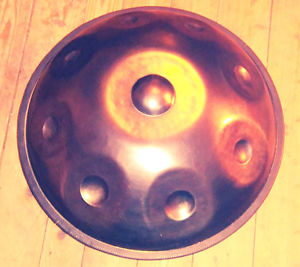 Handpan Hand Steel Drum *Q-Handpan* -  F# Harmonic Minor Scale