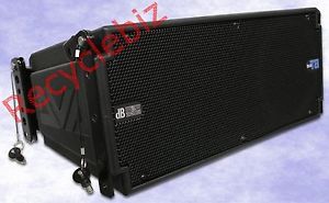 2- dB Technologies DVA T8 Active Line Array Speaker Module Three-Way High SPL