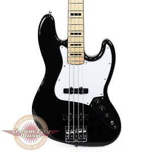 Brand New Fender Geddy Lee Jazz Bass with Maple Fingerboard in Black Demo
