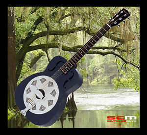 Johnson JM 996 Metal Body Resonator Guitar BRAND NEW with Hard Case P+H included