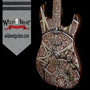 Fender Masterbuilt Dale Wilson NOS Strat Filigee Sun Painted by Pamelina.H