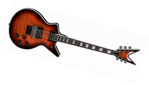 Dean Guitars Tiger Eye Cadillac 1980 Flame Top Floyd Solid-Body Electric Guitar