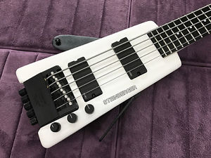 Ultra-Rare Vintage White Steinberger XL25A WIDE Bass - Restored by Jeff Babicz!