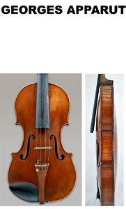 A fine antique master violin by Georges Apparut